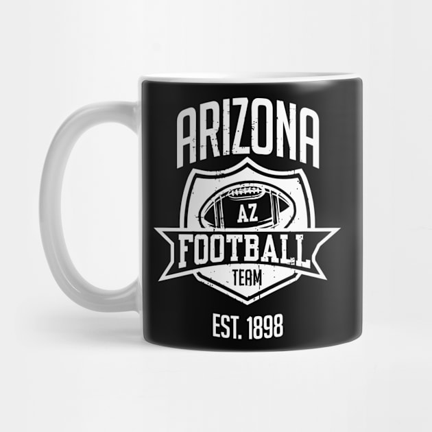 Arizona Cardinals Phoenix Football Team White by naesha stores